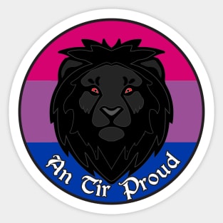 An Tir Pride - Bisexual- Populace Badge Style 2 Sticker